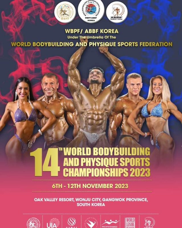 world BODYBUILDING and physique sports federation 2023